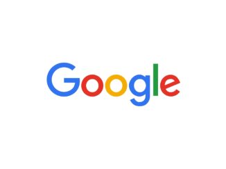Google-Logo auf weißem Hintergrund