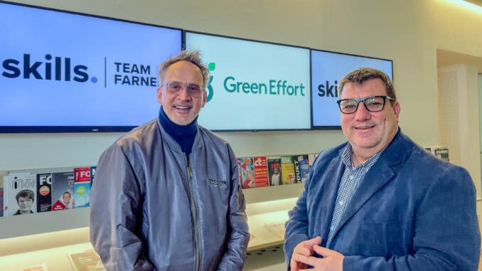 Andreas_Wiesmüller_Jürgen_Gangoly (v.l.n.r.) Andreas Wiesmüller, Co-Founder Green Effort, Jürgen Gangoly, Geschäftsführer Skills I Team Farner