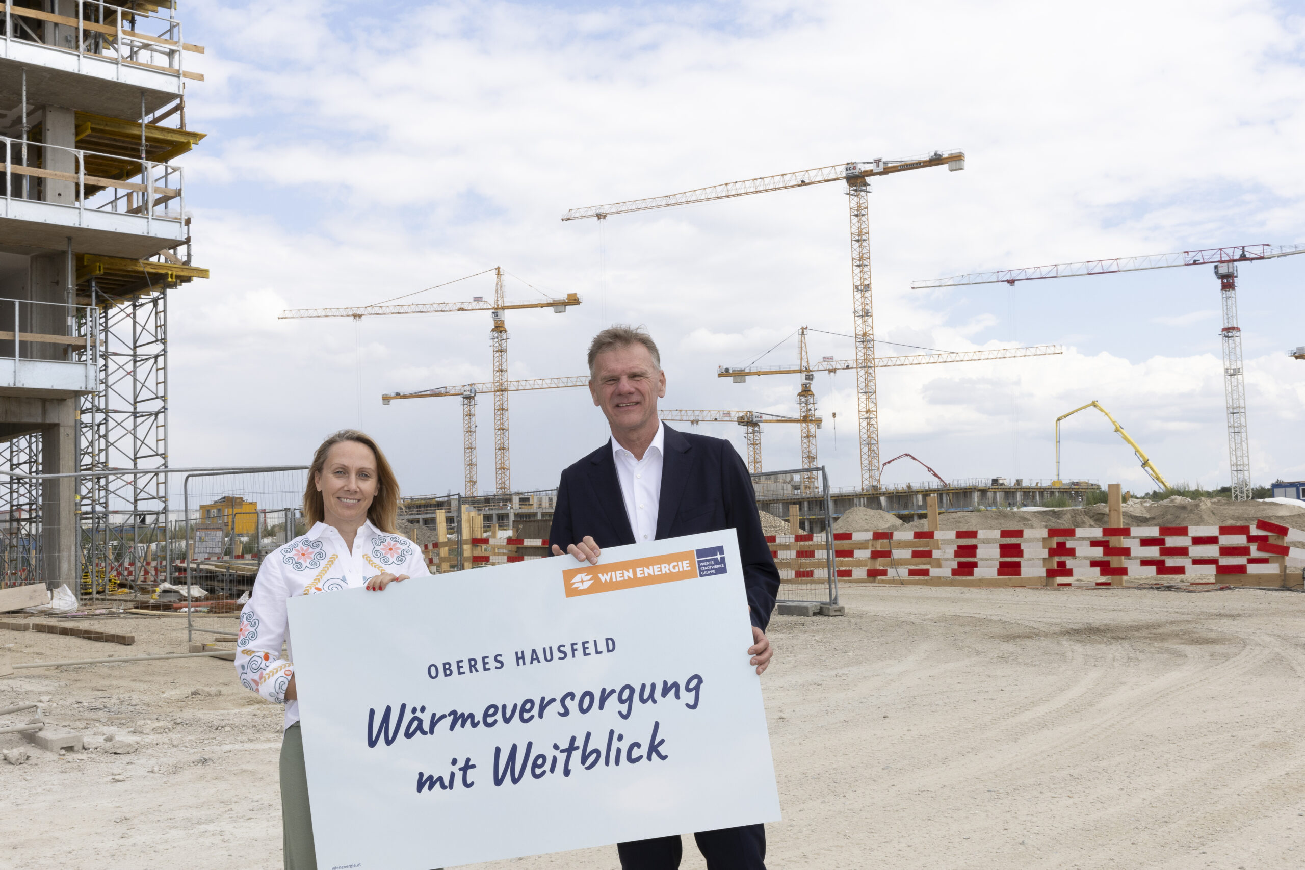Wärmeversorgung mit Weitblick im neuen Stadtquartier Oberes Hausfeld ©Wien Energie / Patricia Weisskirchner