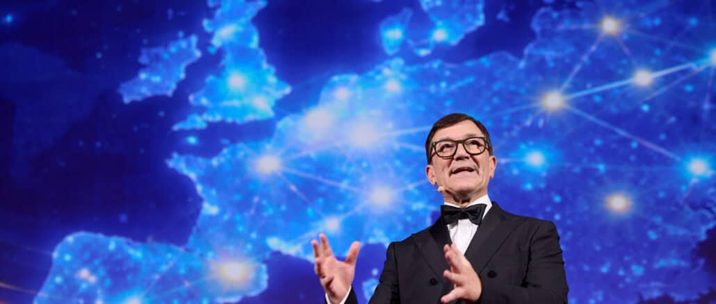 SAP-Österreich-Geschäftsführer Andreas Wagner betonte in seiner Eröffnungsrede die Bedeutung eines starken, digital souveränen Europas.